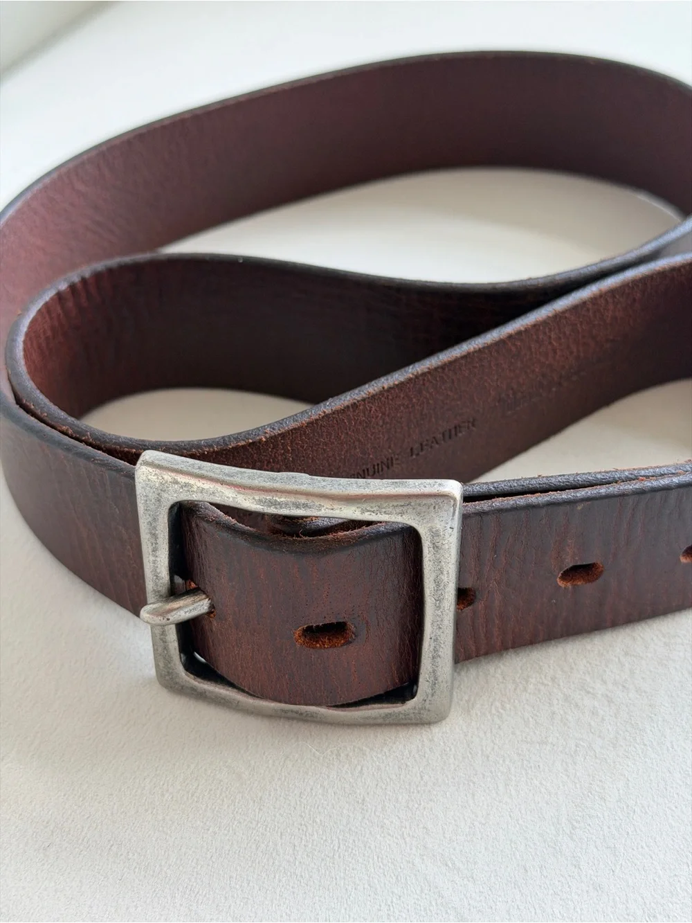 Timberland Men's Full Grain Leather Belt Brown